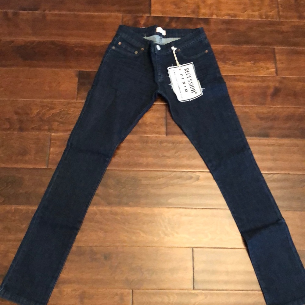 Recession Denim Distressed Skinny Jeans